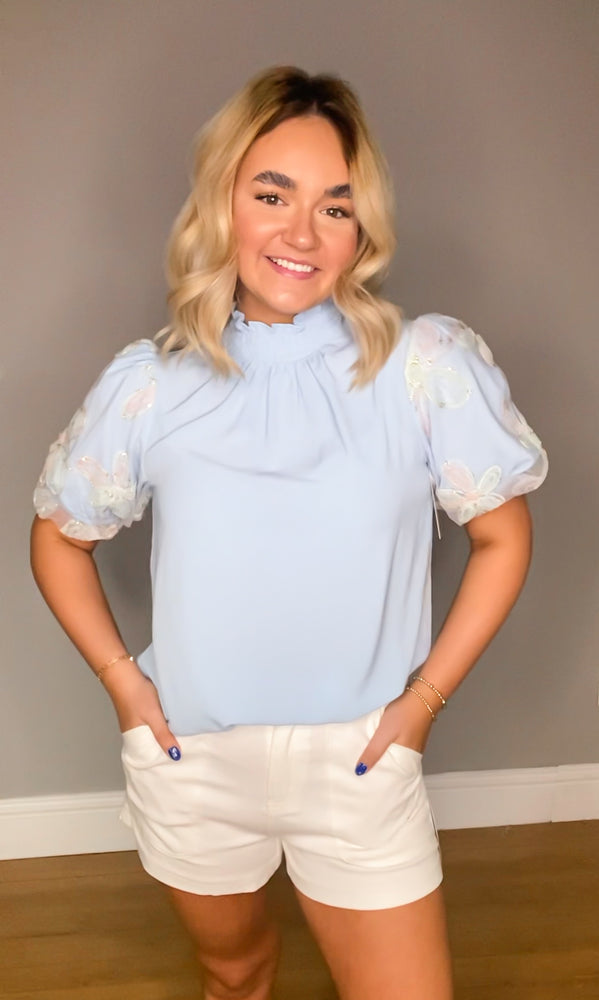 The Taylor Top | Light Blue