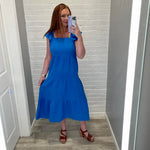 Mud Pie Martha Maxi Dress | Blue