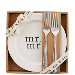 Mr & Mrs Cake Plate
