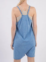 Casual Sleeveless Washed Knit Romper | 5 colors