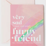 Furry Friend Rainbow Bridge | Pet Sympathy Card