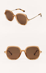 Z Supply Eclipse Ginger-Brown Polarized Sunglasses