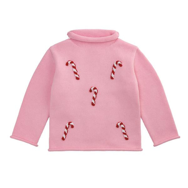 Mudpie Candy Cane Rollneck Sweater