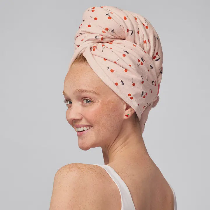 Kitsch XL Hair Towel Wrap | Cherry