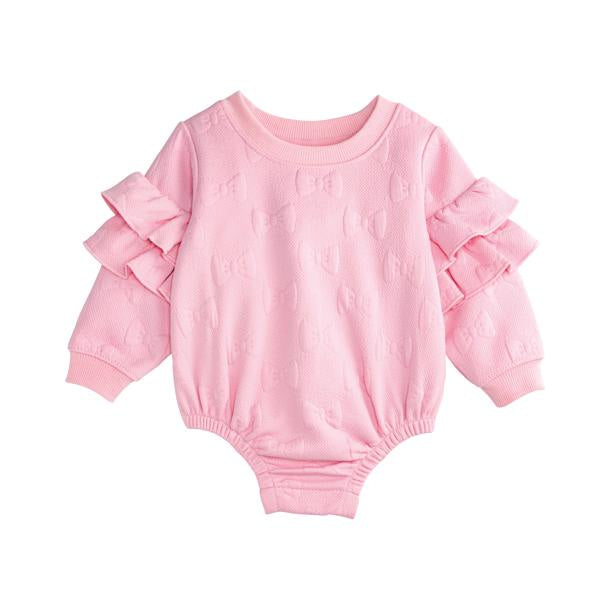 Mudpie Quilted Bow Sweatshirt Bubble