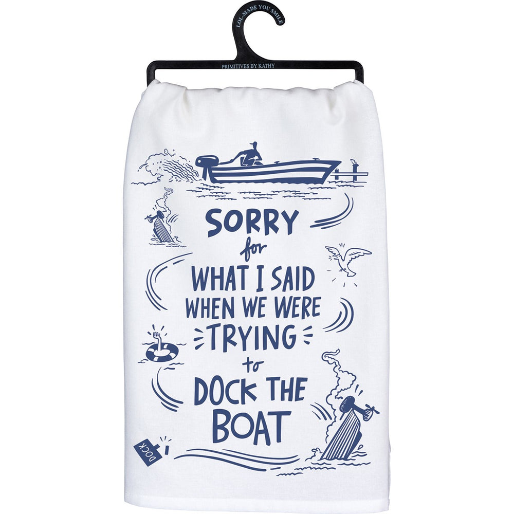 Dock The Boat Kitchen Towel