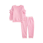 Mudpie Quilted Bow Jogger Set