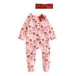 Mudpie Christmas Bow Sleeper