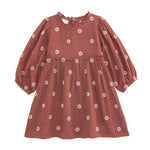 Embroidered Gauze Daisy Dress