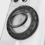 Magnetic Phone Ring & Stand | Black Leopard