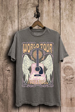 World Tour Rock and Roll | Stone Gray Mineral Wash