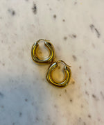 Chunky Statement Geometric Earrings | 18K Waterproof | Gold