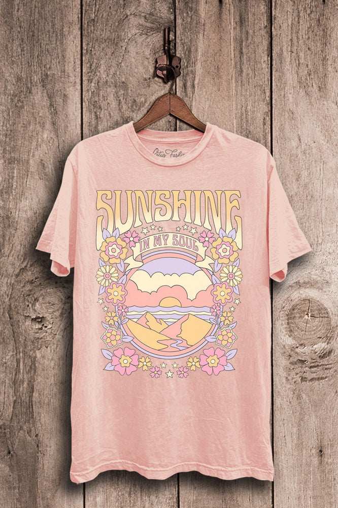 Sunshine in my Soul | Light Pink Mineral Wash