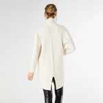 Heavenly-Luxe Long Cardigan with Lattice Back | Oatmeal