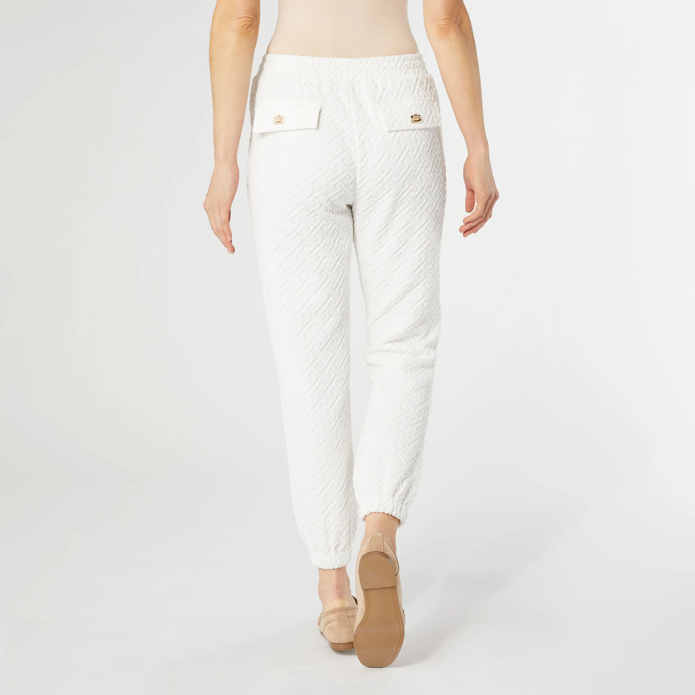 Phoenix Quilted Drawstring Bottom | Winter White