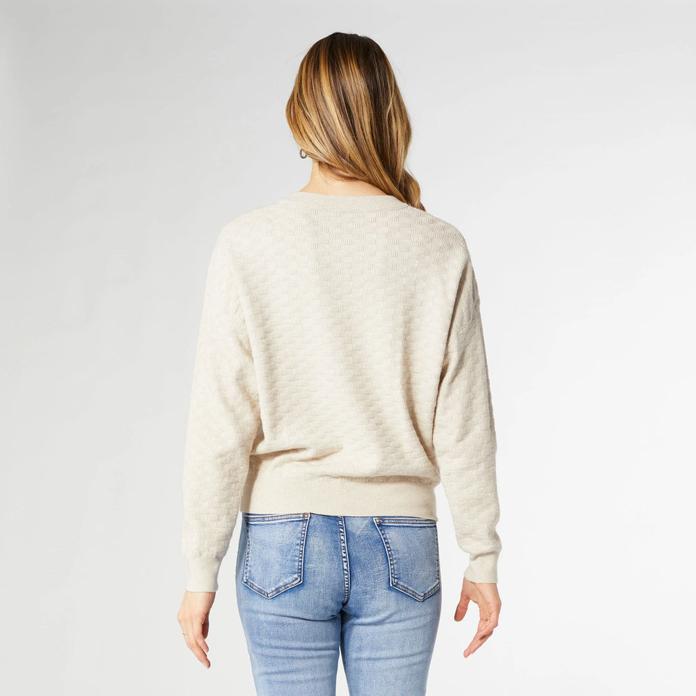 Melanie V-Neck Sweater | Oatmeal