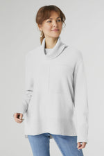 Heavenly - Luxe Turtleneck Sweater |  White