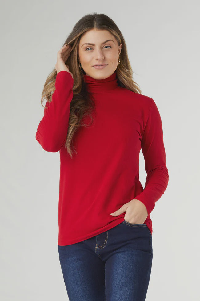 Reign Long Sleeve Turtleneck | Redwood