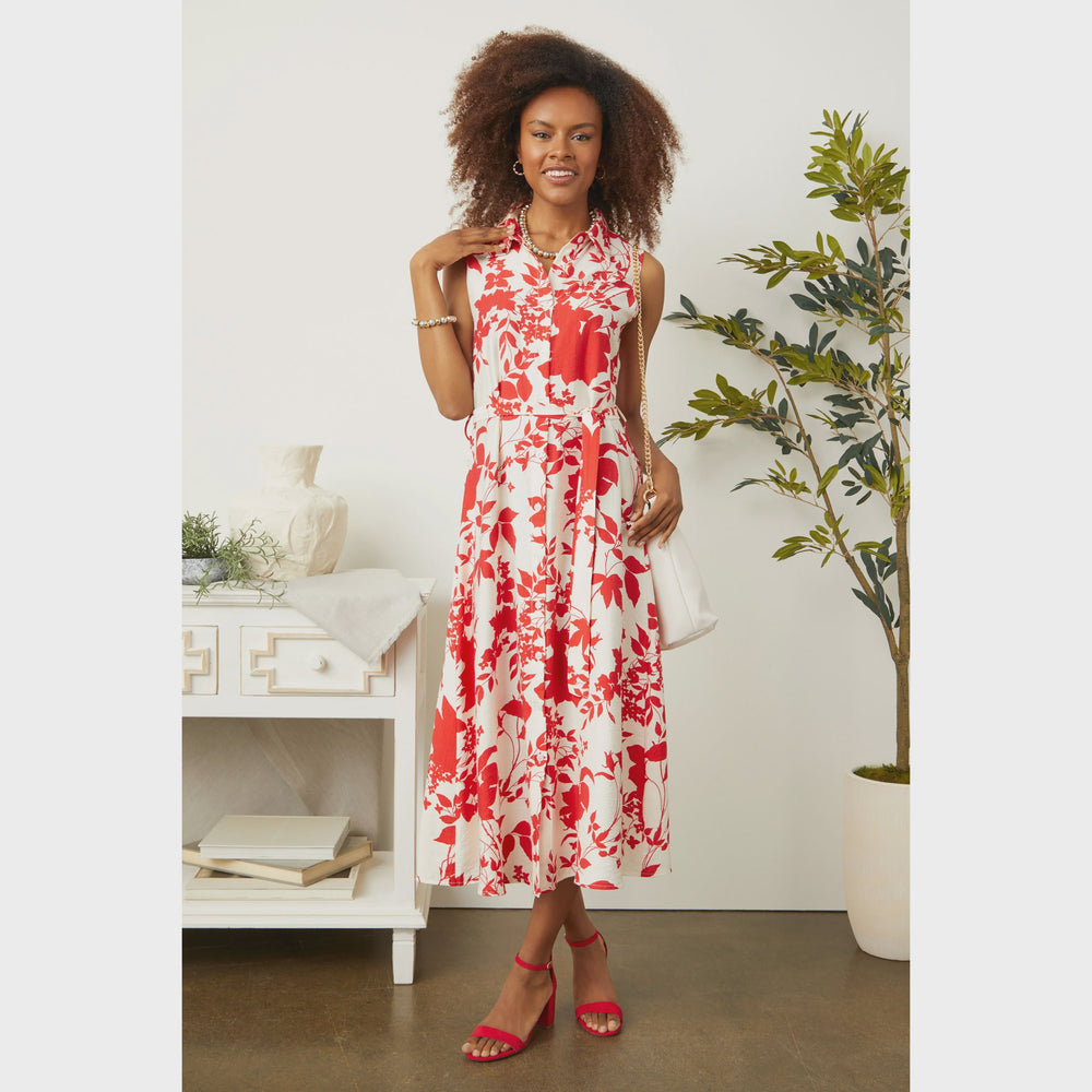 Francesca Floral Print Dress