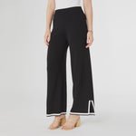 Seine Knit Border Trim Pant