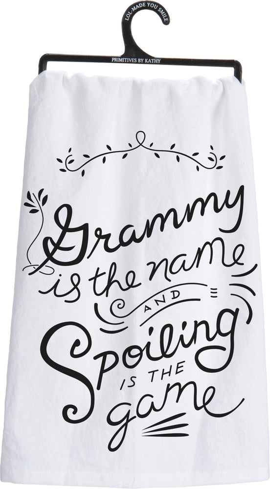 Grammy Is The Name Spoiling Kitchen Towel