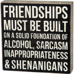 Friendships | Box Sign