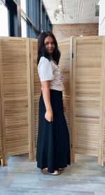 Farmers Market Maxi Skirt | Black