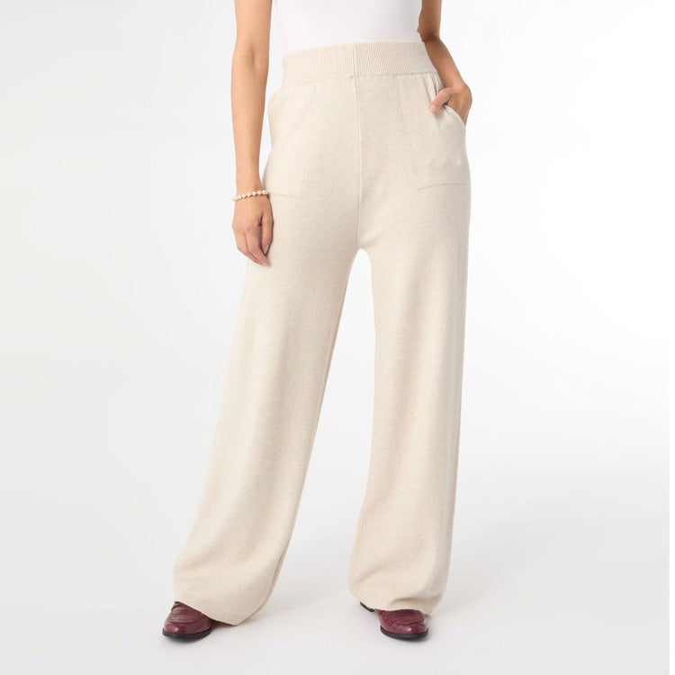 Heavenly Luxe Wide Leg Bottoms | Oatmeal