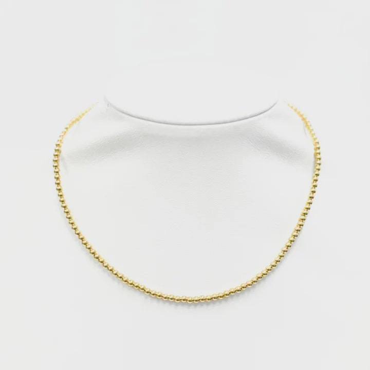 Classic 3mm Ball Bead Choker | 14K Gold Filled