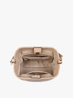 Dove Pleated Satchel | Lilac