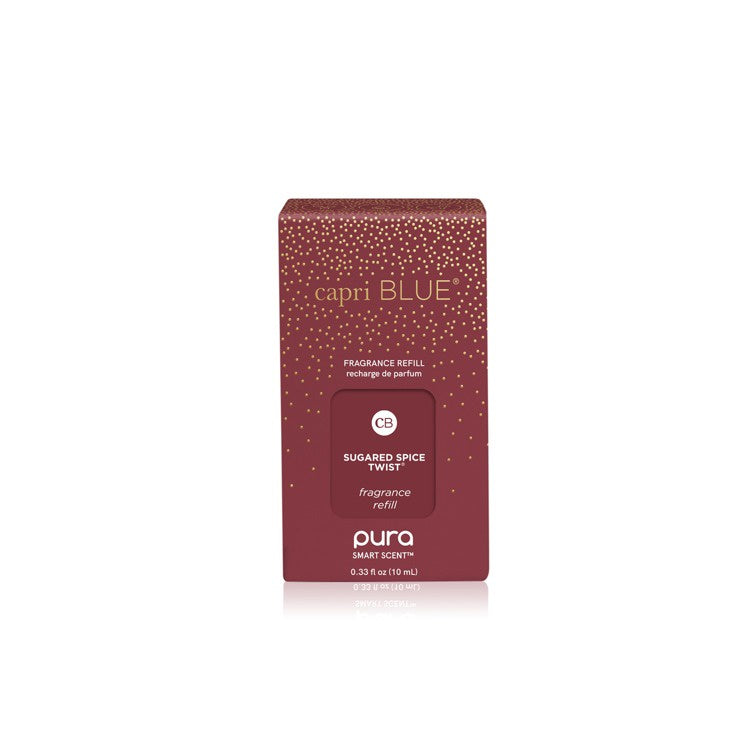 Capri Blue + PURA Holiday-Sugared Spice Twist Diffuser Refill, 0.33 oz