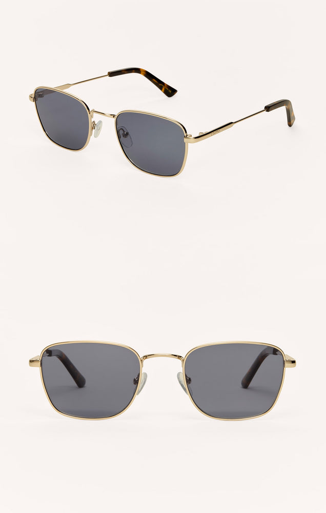 Z SUPPLY Eyewear | Fastlane Sunglasses | Gold/Grey