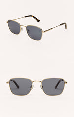 Z SUPPLY Eyewear | Fastlane Sunglasses | Gold/Grey