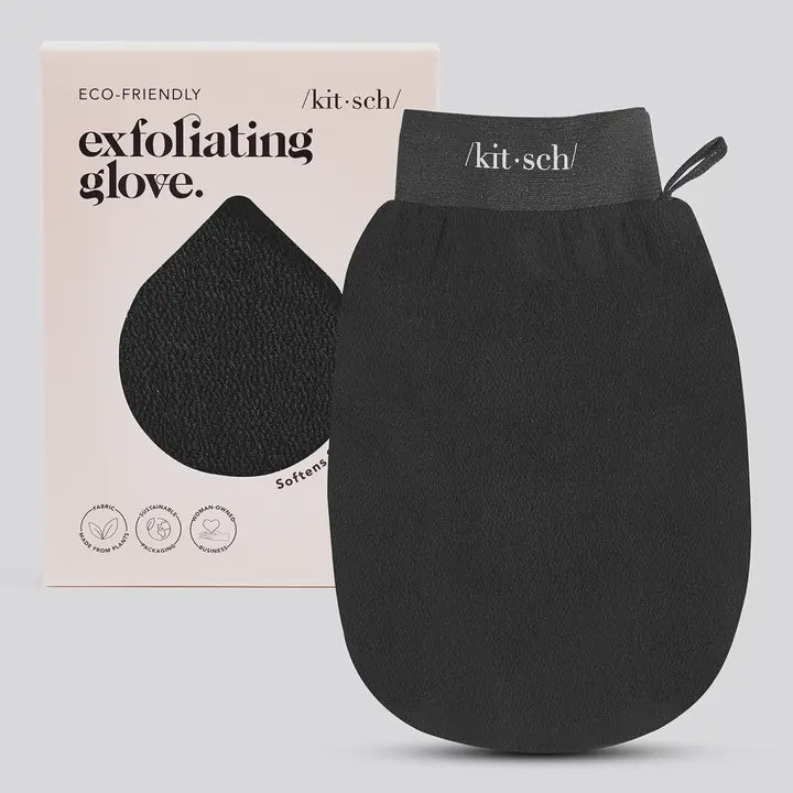 Eco-Friendly Exfoliating Glove | Black