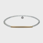 Jamie | Silver | Anti-Tarnish Stretchy 14K Gold Filled Bracelet |