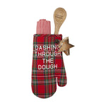 Mud Pie Oven Mitt Gift Set | Plaid