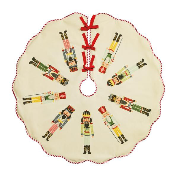 Mudpie Nutcracker Tree Skirt