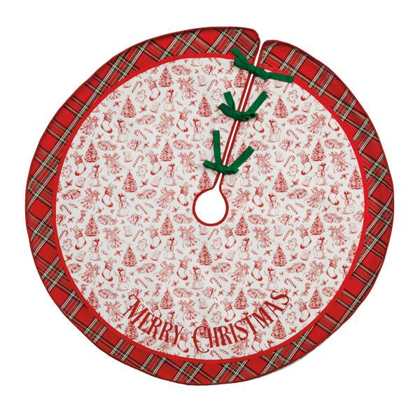 Mudpie Toile Tree Skirt