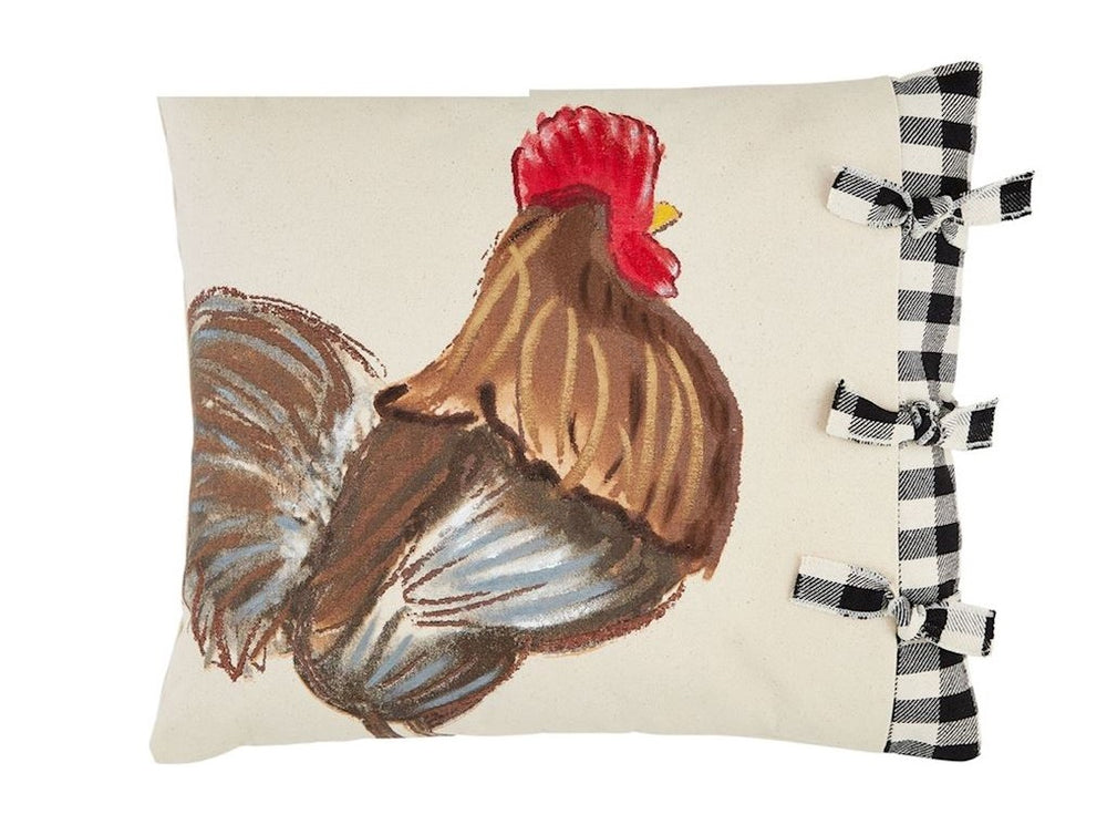 Mud Pie Farm Animal Painted Pillow | 2 Styles