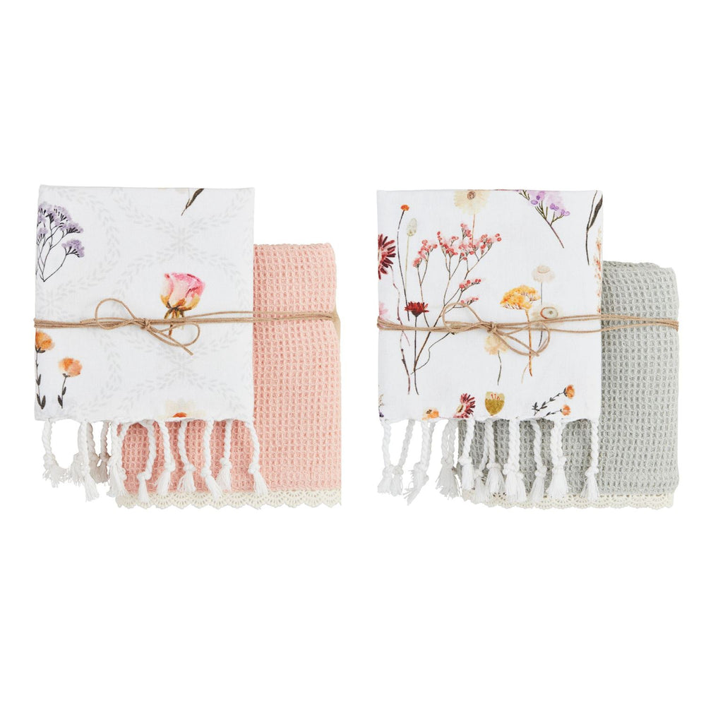 MudPie Botanic Dishtowels Sets | 2 Styles