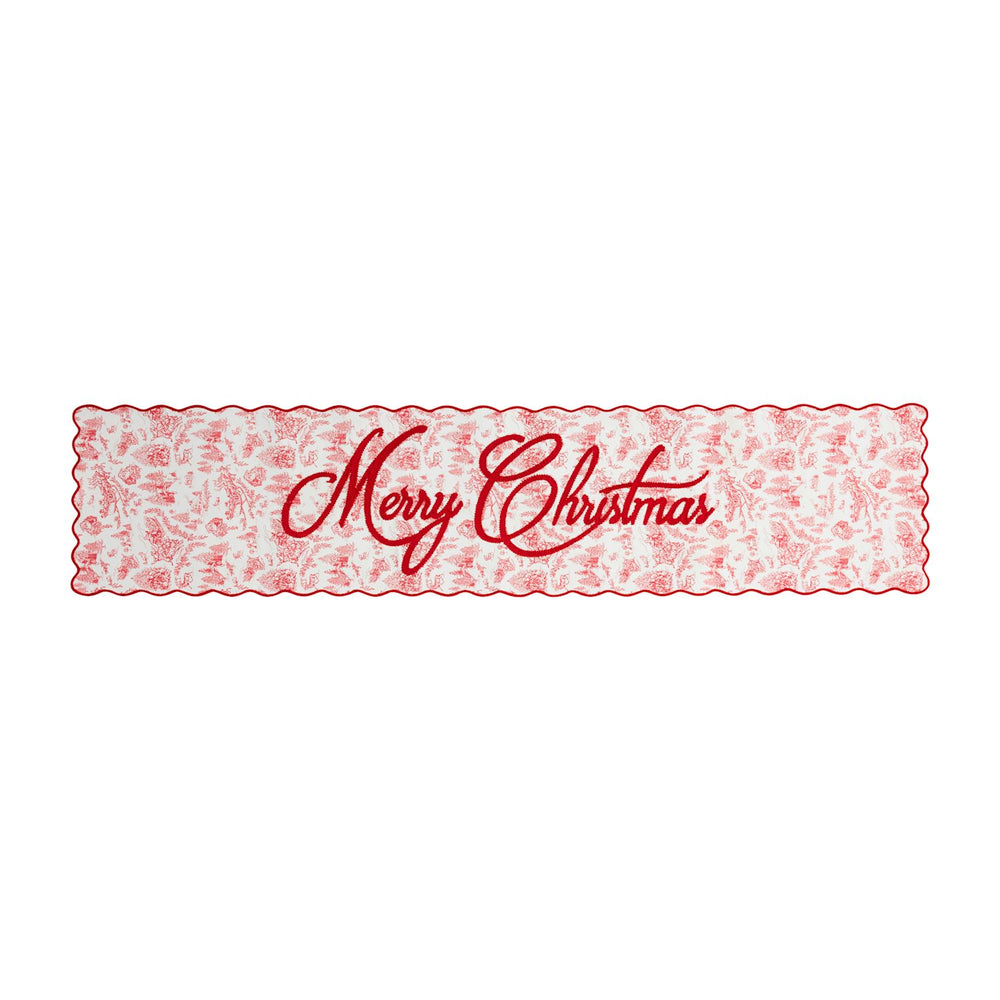 Mudpie Toile Christmas Table Runner