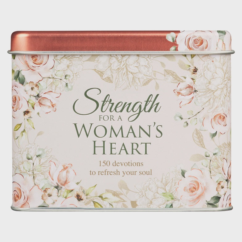 Cards in Tin Strength For A Woman's Heart