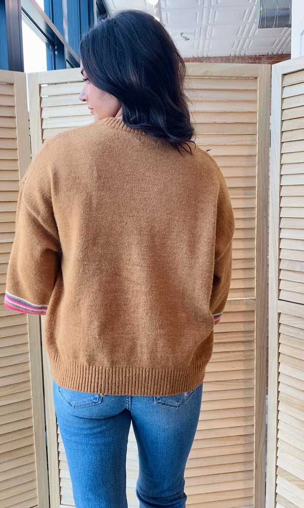 Zen Flower Sweater | Camel