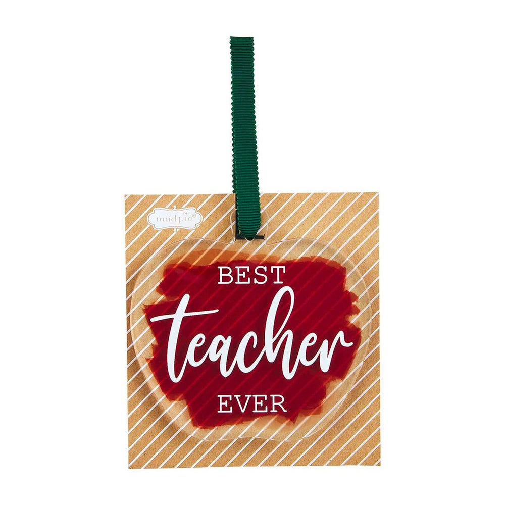 Best Teacher Ever Acrylic Ornament