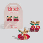 Kitsch Cherry Rhinestone Claw Clips | 2 pc