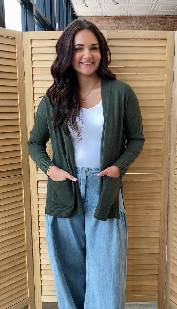 Easy Going Cardigan | Olive