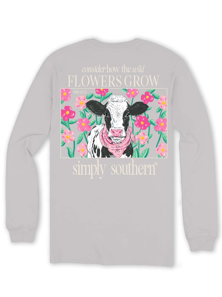 Simply Southern | LS Adult Cow | WhiteWater