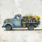 Flower Truck Giclee Canvas  | 5x5