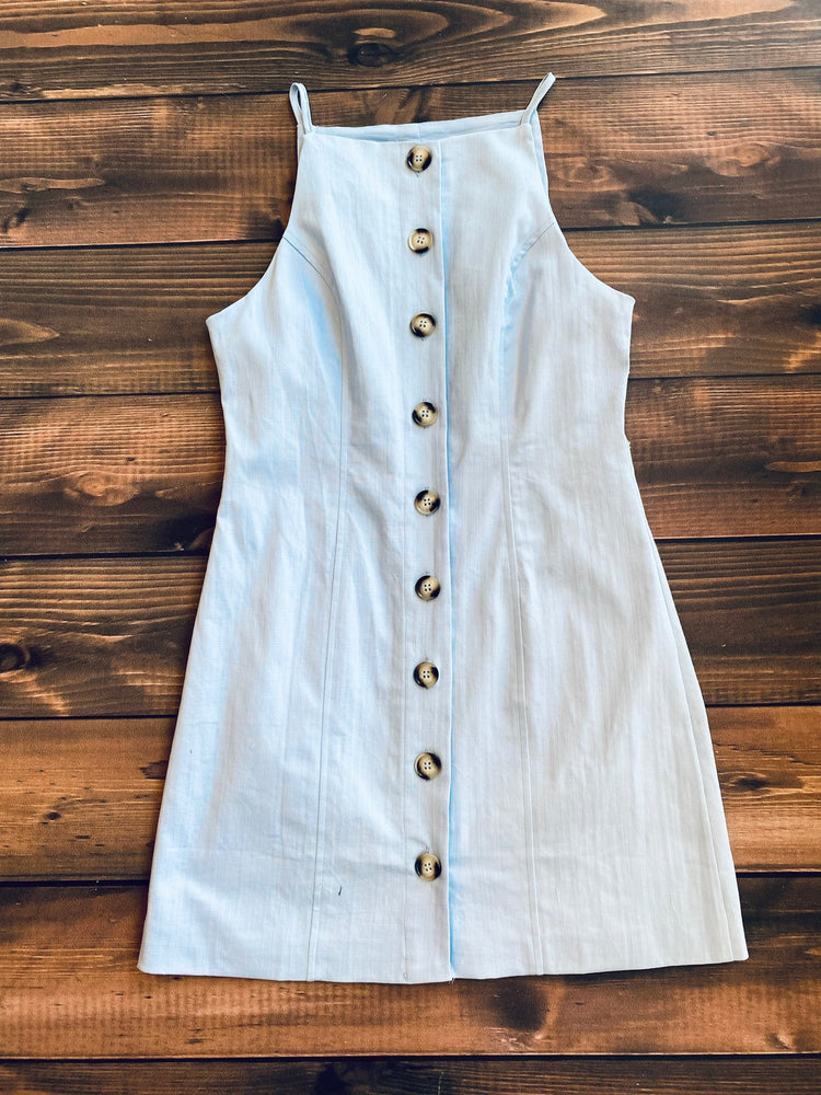 Camile Button Front Mini Dress