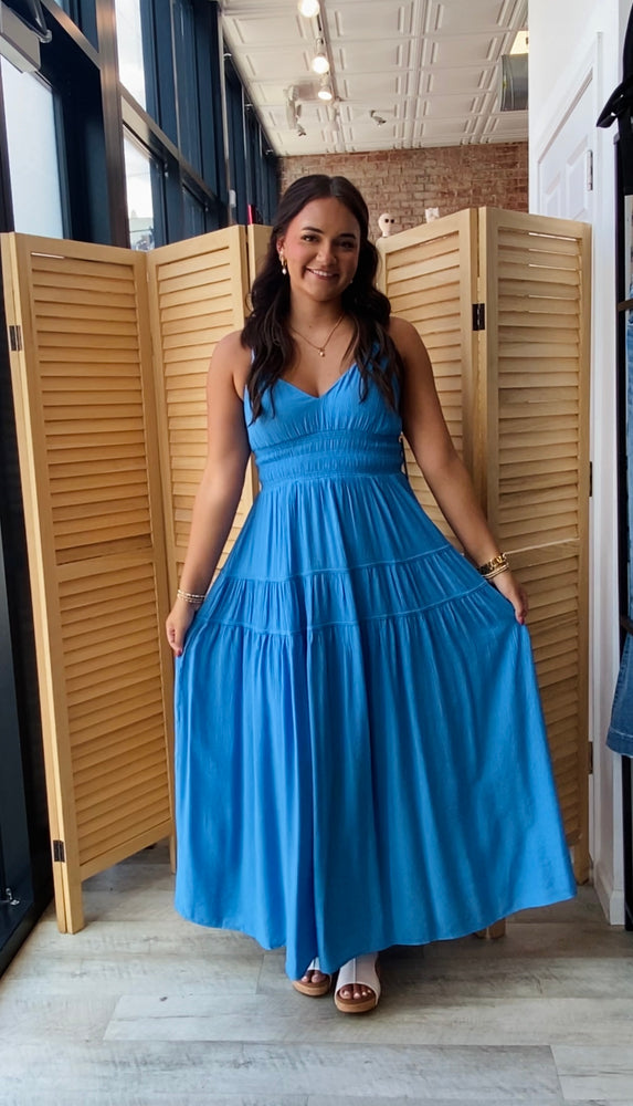 Seaside Midi Dress | Blue